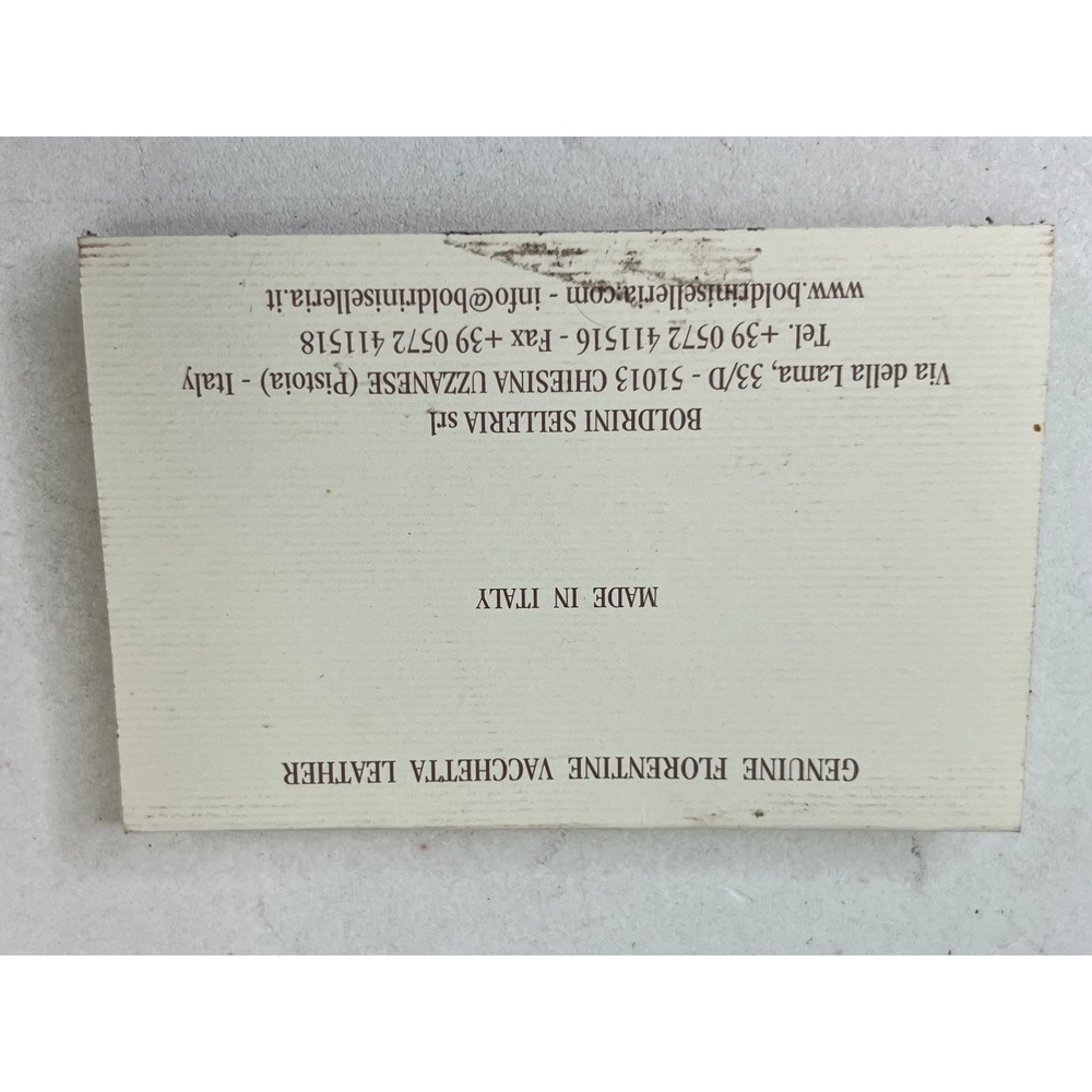 Boldrini Selleria Genuine Leather Clutch Made in Italy Brown Envelope‎ Bag - Picture 8 of 13